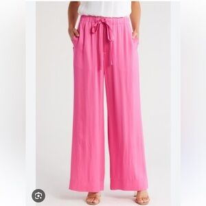 NWT size 4 A.L.C Allie Pant in Pink Satin